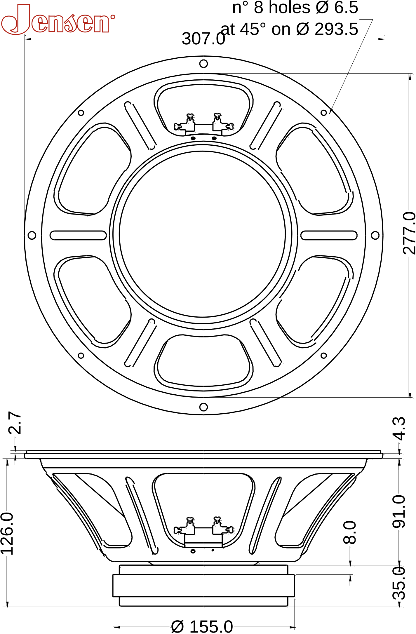 jensen 12 inch speaker