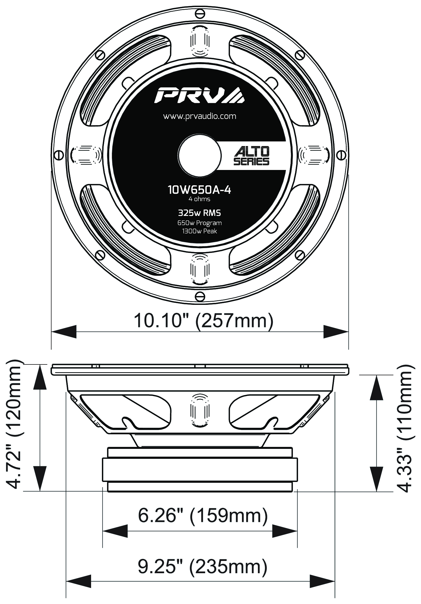 prv audio 10w650a