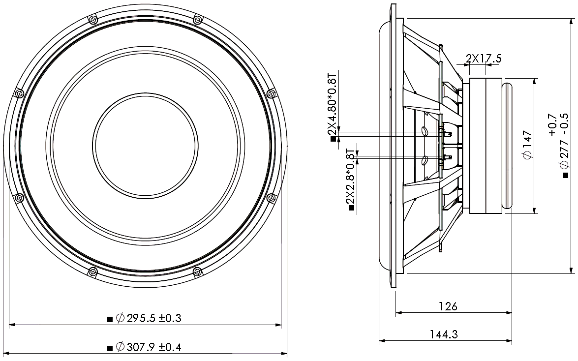 peerless xls 12 subwoofer