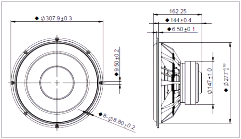 Peerless XXLS-P835017 Dimensions